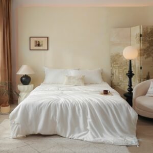 Premium Mulberry Silk Comforter With Cotton Cover