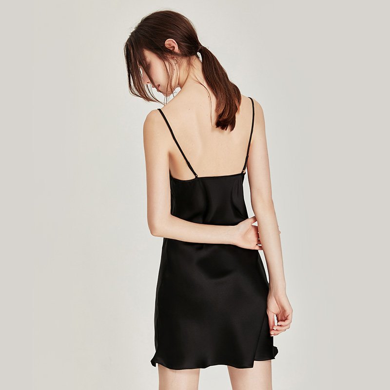 DIFALAY Wholesale Custom 100% Mulberry Silk Chemise Slip - Image 4