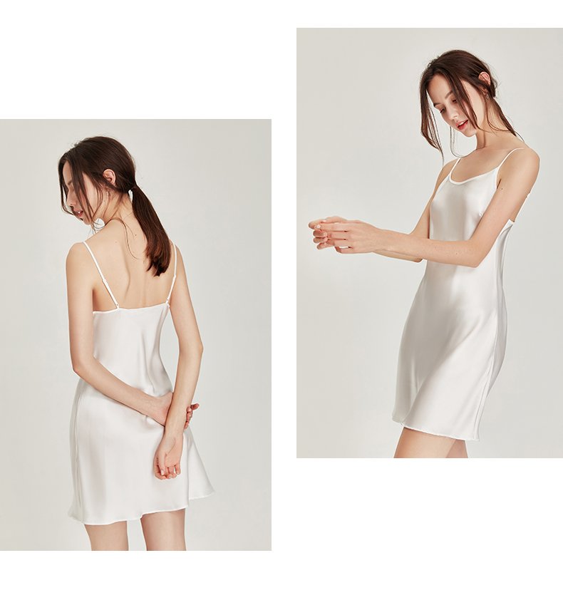 DIFALAY Wholesale Custom 100% Mulberry Silk Chemise Slip - Image 7