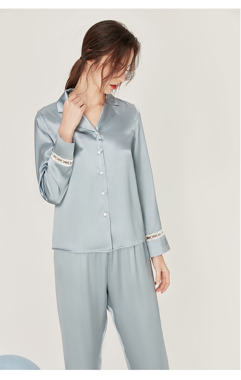 DIFALAY Wholesale Custom 100% Mulberry Silk Pajamas - Image 3