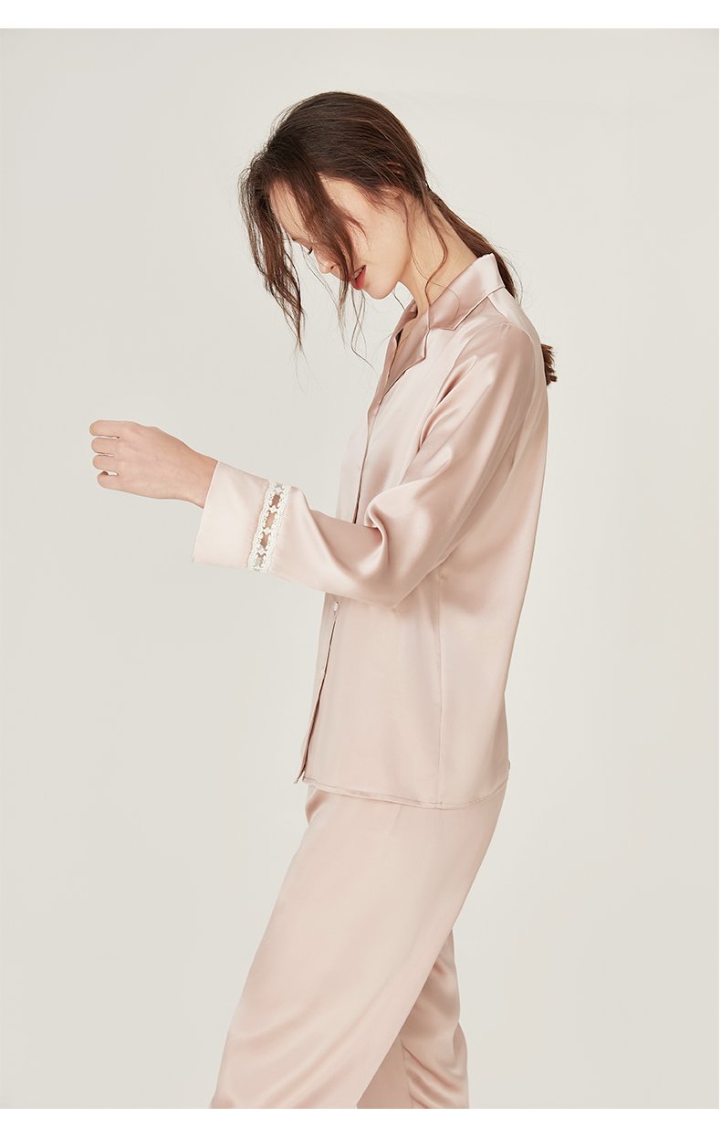 DIFALAY Wholesale Custom 100% Mulberry Silk Pajamas - Image 7